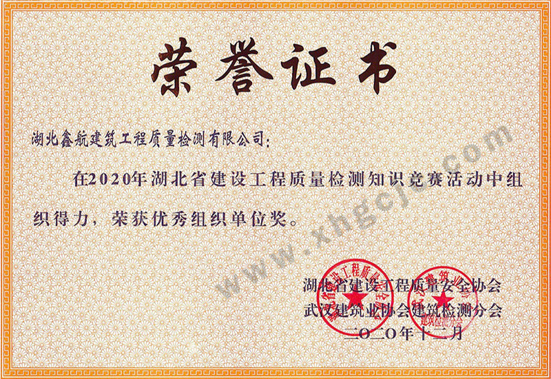 2020年优秀组织单位